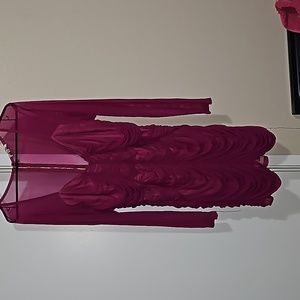 Used once, pink Fashion Nova mini.